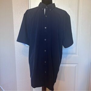 Fried Denim Slim Fit Button Down Short Sleeve Size‎ XL